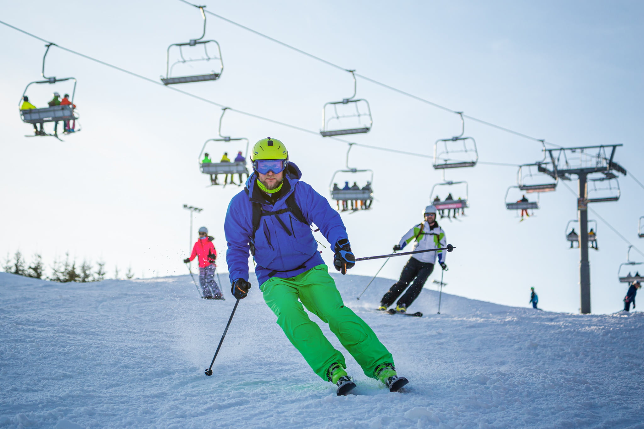 Szkoła narciarska - jazda na nartach